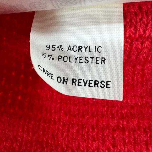 Fire Island red blazer and sleeveless open front cardigan set 13/14 vintage 70s - Picture 7 of 14